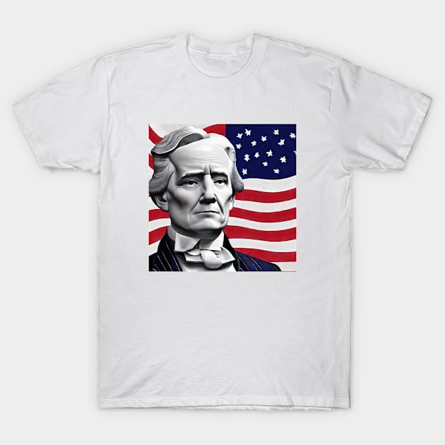 Illustration Presidents Day T-Shirt by architectphd